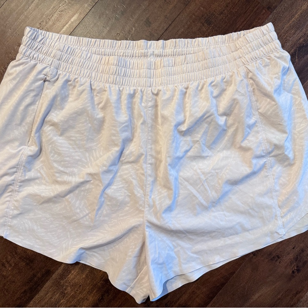 Athleta Printed Hustle Athletic Shorts Sz 1x